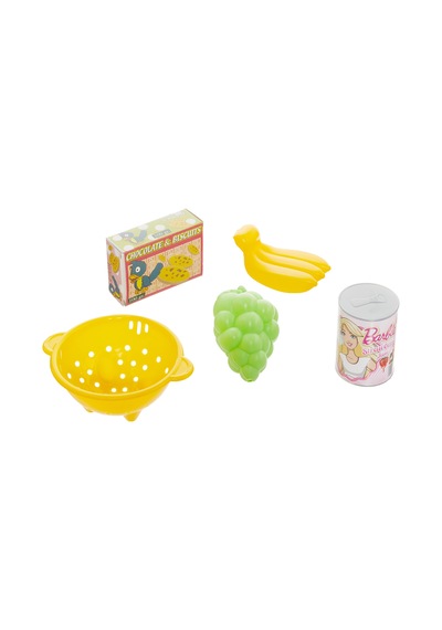 Barbie Sepetli Market Arabası Abanoz - Beyaz