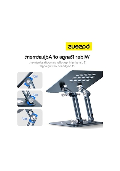 Baseus Ayarlanabilir Dizüstü Bilgisayar Standı, 360 Derece Dönebilen Ayarlanabilir Dizüstü Bilgisayar Standı Üç Katlı Versiyon Macbook Air Pro, Dell Xps, Hp Vb. İçin Ergonomik Katlanabilir Stand 1 Baseus Ayarlanabilir Dizüstü Bilgisayar Standı, 360 Derece Dönebilen Ayarlanabilir Dizüstü Bilgisayar Standı Üç Katlı Versiyon Macbook Air Pro, Dell Xps, Hp Vb. İçin Ergonomik Katlanabilir Stand 1