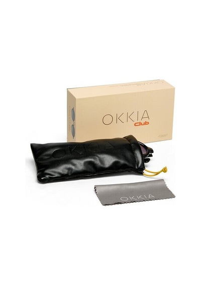 Okkia Club Alıcudı Siyah Lens Polarize Güneş Gözlüğü Siyah