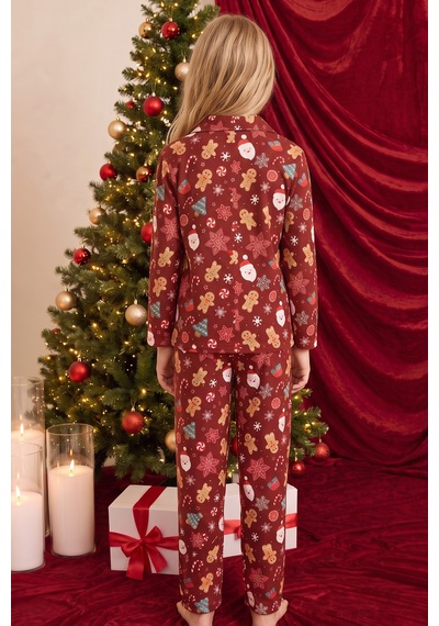 Siyah İnci Yılbaşı Temalı Desenli Termal Kumaşlı Ultra Soft Yumuşak Düğmeli Örme Pijama Takımı 26226822 Bordo Siyah İnci Yılbaşı Temalı Desenli Termal Kumaşlı Ultra Soft Yumuşak Düğmeli Örme Pijama Takımı 26226822 Bordo