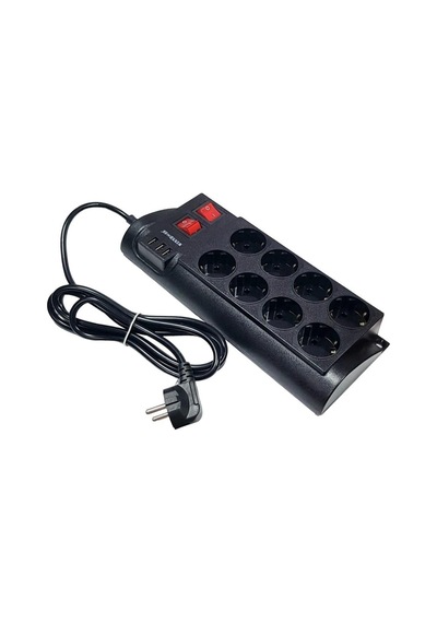 Wınnboss 2mt 8li 3xusb Termal Akım Korumalı Priz 16a 4000w