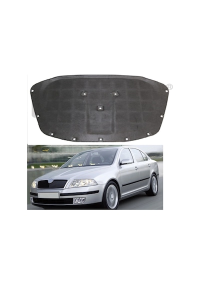 Skoda Octavia Kaput Keçesi Octavia Motor Kaput İzalasyonu Ince Tip Aliminyumlu