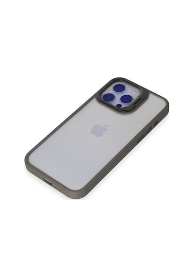 Zengemtx Joko Apple Uyumlu iPhone 15 Pro Max Kılıf Roblox Lens Standlı Kapak - Titan Gri