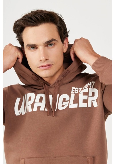 Wrangler Erkek Sweat W232257220 Kahve Kahverengi