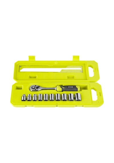 Ryobı Rhrs11pc 3/8 Cırcırlı Lokma Seti 11 Parça