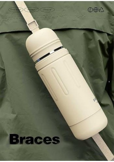 Shotay Durable Çelik Termos Matara 1500ml Siyah