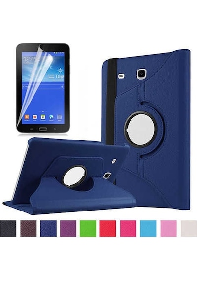 Galaxy Uyumlu Tab 3 Lite 7.0 T110 Zore Dönebilen Standlı Tablet Kılıfı