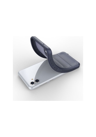 Samsung Galaxy Uyumlu A05 Kılıf Optimum Lens Çerçeveli Silikon Kapak Lacivert