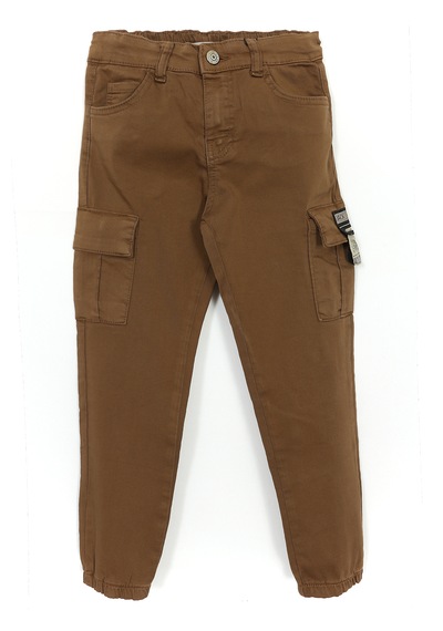 Dobakids Kargo Cep Gabardin Erkek Çocuk Jogger Pantolon Kahverengi 1958 Kahverengi Dobakids Kargo Cep Gabardin Erkek Çocuk Jogger Pantolon Kahverengi 1958 Kahverengi