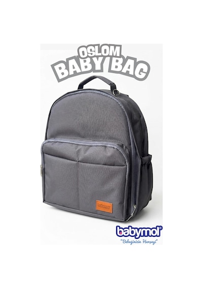 Babymol Oslom Bebek Bakım Çantası - Gri
