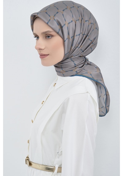 Armine Saf İpek Sura Eşarp-2026 İlkbahar-yaz- 953800d Yağ Yeşili