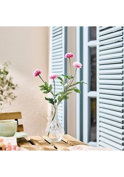 Ikea Smycka Yapay Çiçek, Pembe, 75 Cm, İç-dış Mekan Krizantem