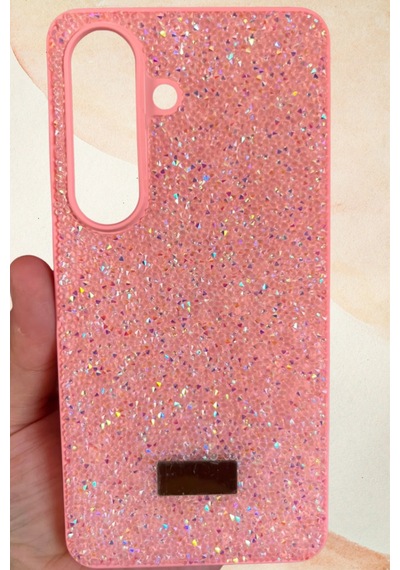 Samsung Galaxy S26 Yıldız Tozu Premium Pembe Silikon Kılıf