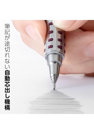 Pentel Orenz At Dual Grip 0.5 Mm Mekanik Kurşun Kalem Kırmızı / P