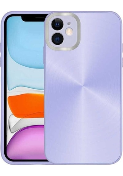 Apple Uyumlu iPhone 11 Kılıf Kamera Korumalı Sert Zore Desa Kapak Lila
