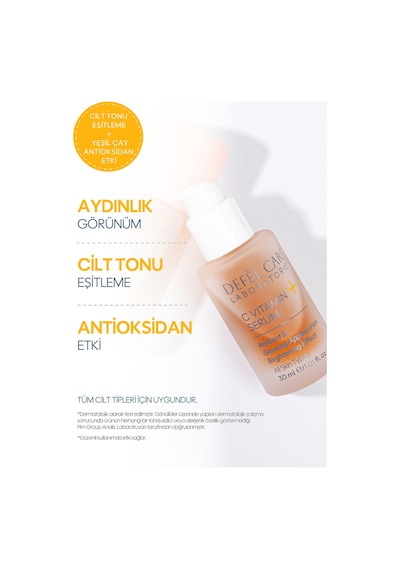 3 Lü Serum Seti C Vitamini + Niasinamid + Hyaluronik Asit 3x30 Ml - Aydınlatıcı, Gözenek Ve Nem Bakımı