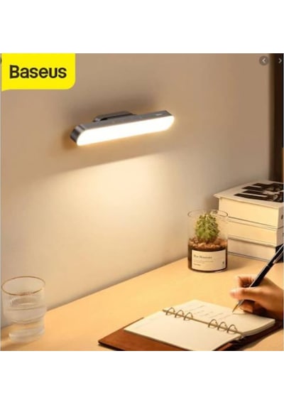 Baseus Ayarlanabilir 1800Mah Şarjlı Mıknatıslı Masa Lambası Dolap