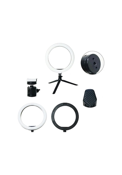 8inç 20cm Youtube Instagram Tiktok Selfie Stüdyo Video Fotoğraf Ring Light Tripod Led Halk Beyaz
