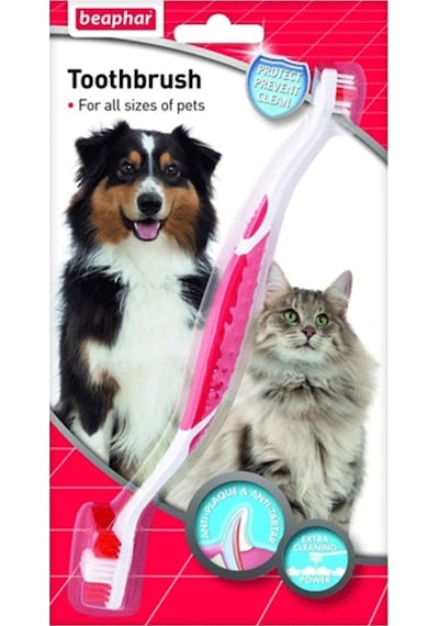 Beaphar Toothbrush Çift Taraflı Köpek Diş Fırçası