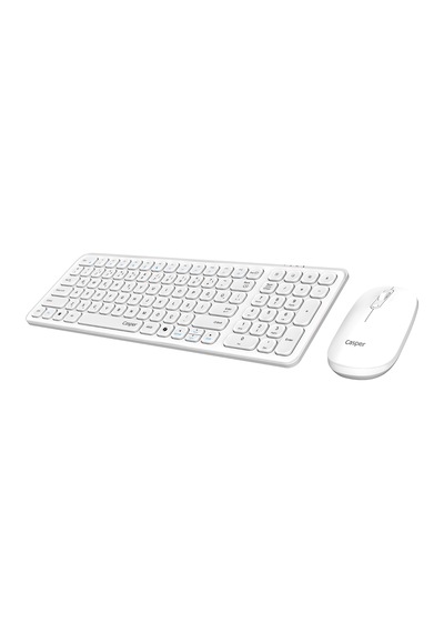 Casper D300 Beyaz Kablosuz Klavye Mouse Set Optik