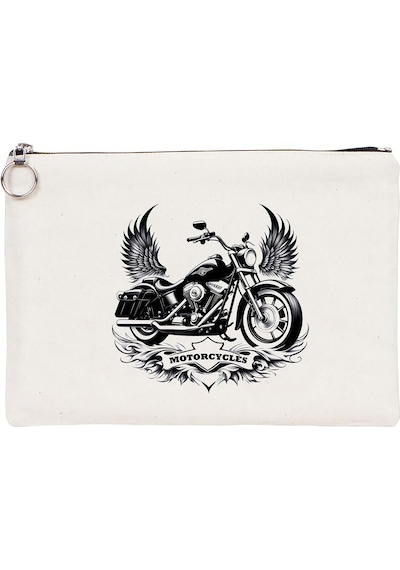 Tattoo Tablet/portföy Çanta - Astarlı 30x21 Cm Beyaz - No.05 Beyaz