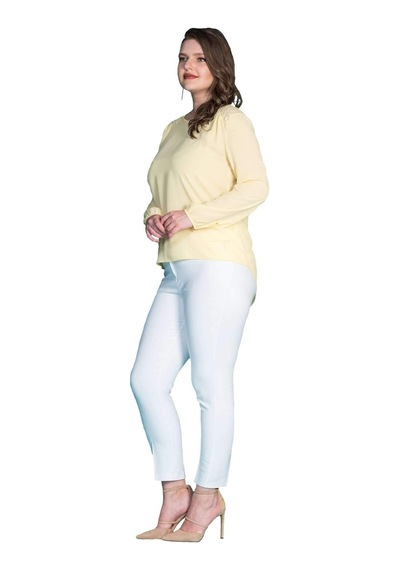 Hanezza Kadın Büyük Beden Krep Kumaş Omuz Dantel Detaylı Sarı Uzun Kol Bluz Sarı - 5553106 Sarı Hanezza Kadın Büyük Beden Krep Kumaş Omuz Dantel Detaylı Sarı Uzun Kol Bluz Sarı - 5553106 Sarı