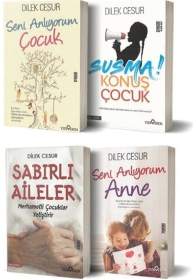 Dilek Cesur 4 Kitap Set (Seni Anlıyorum Çocuk, Seni Anlıyorum Ann