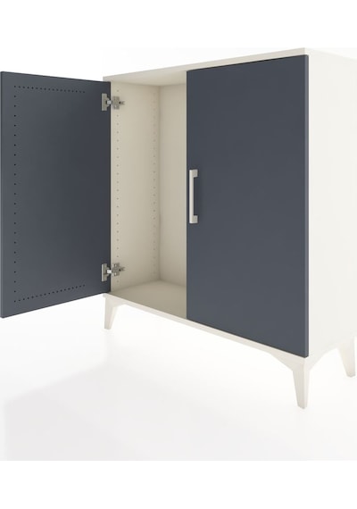 Arges Şifonyer 2 Kapaklı 88x30x96 Aytaşı-antrasit Aytaşı