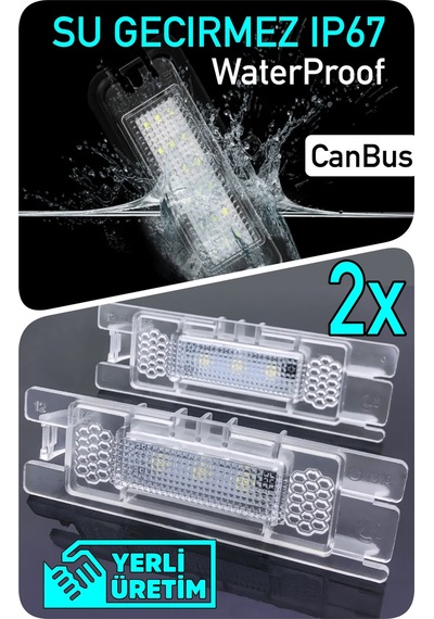 Opel Vectra C 2002-2009 Canbus Led Plaka Aydınlatma Ledi Lambası