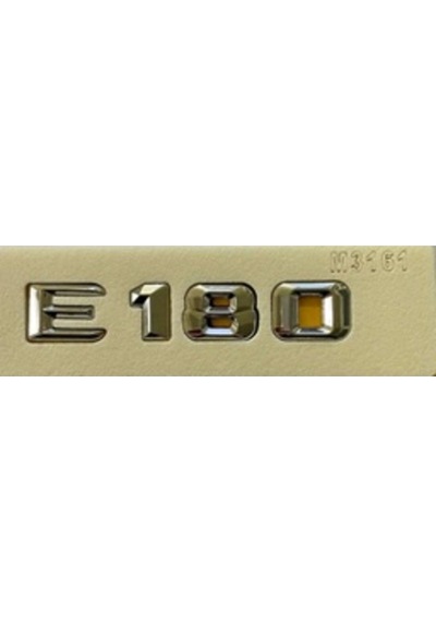 Mercedes Uyumlu Yazı E 180 Krom