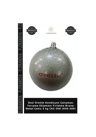 Özel Üretim Kondisyon Çalışması Yarışma Ekipmanı Fırlatma Branşı Metal Çekiç 3 Kg Ckc-300 Hve-300
