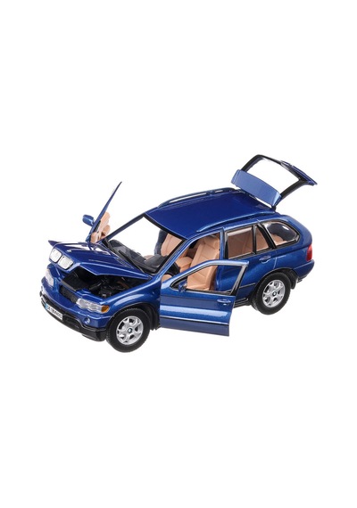 Motor Max 1:24 Bmw X5 Diecast Model Araba - Metal Koleksiyonluk Araç - Mavi
