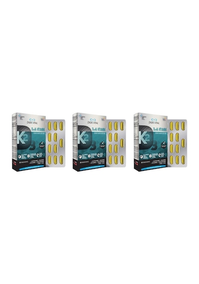 Zade Vital D3 K2 Vitamini 30 Kapsül 3 Adet