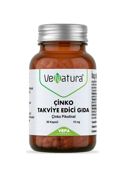 Venatura Çinko Pikolinat 15 Mg 60 Kapsül