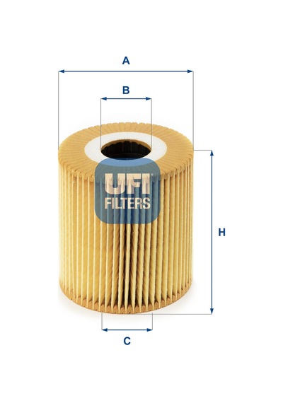 Ufi Yağ Filtresi S40 C70 S70 S60 S80 V40 V70 Xc70 Xc90 25.018.00