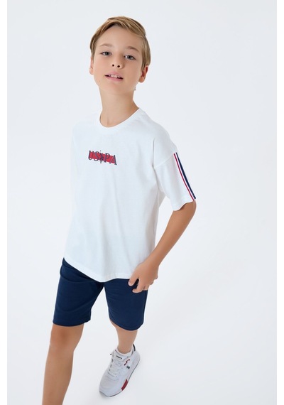 U.s. Polo Assn. Erkek Çocuk Beyaz Bermuda Takım 5274-49764 Beyaz
