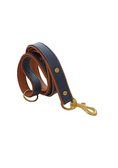 Baldur Handmade Deri Köpek Gezdirme Kayışı Mavi Cll-ba-b Genel