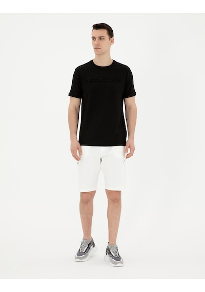 Pierre Cardin Erkek Ekru Şort Örme 50288263-vr019 Ekru
