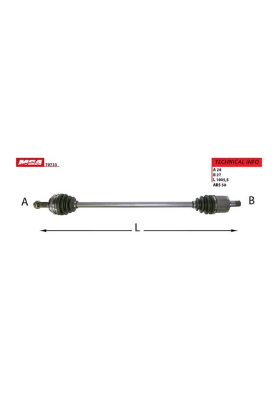 MGA 70733 AKS SOL ABSLİ ACCORD 98-02 OTOMATIK
