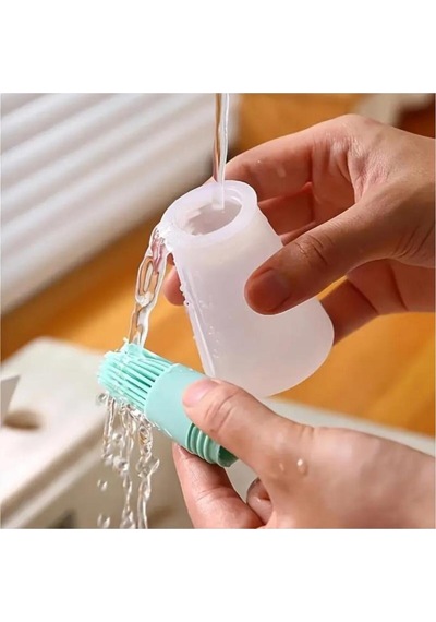 60 Ml Silikon Yağ Fırça Şişesi Yumurta Sos Sürme Yağlama Fırçası Ucu Silikon Fırçalı Yağdanlık Silik