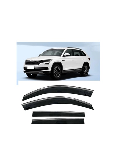 Skoda Kodiaq 2017+ Kromlu Cam Rüzgarlığı İthal