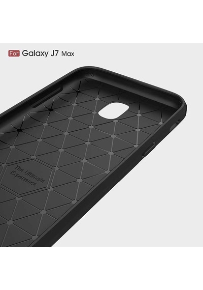 Galaxy J7 Max Kılıf Zore Room Silikon Kapak Siyah