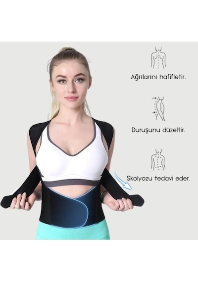 Ankaflex Lastikli Ayarlanabilir Dik Duruş Korsesi