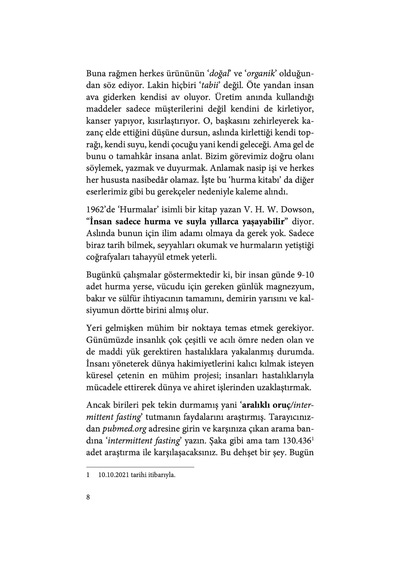 Hurma Risalesi: Doğumdan Ölüme Şifa Deposu - Anti-diyabet, Anti-oksidan, Anti-kanser, Anti-mikrobiyal Ve Üreme Destekleyici Mucize Meyve: Hurma