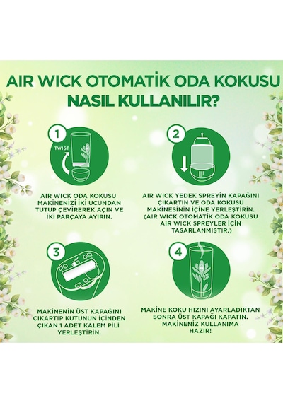 Air Wick Oda Kokusu Freshmatik, Otomatik Sprey Makine Yedek Bahar Çiçekleri 3x250 Ml