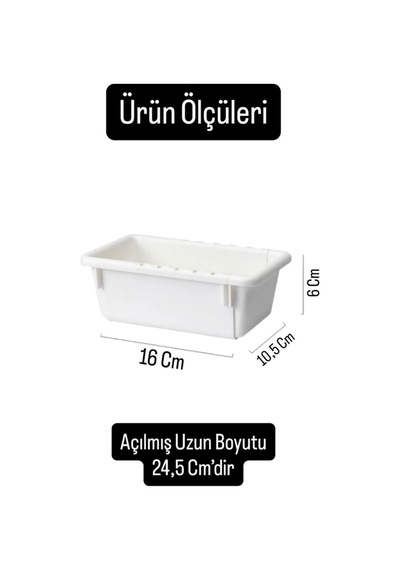Flexi S-m 2'li Set Uzayabilen Çekmece İçi Düzenleyici Kırtasiye Organizer - Dolap İçi Organizer Seti Diğer