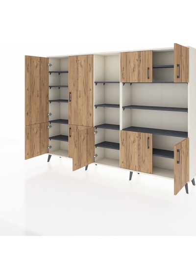 Arges Dolap 14 Raflı 9 Kapaklı 220x30x163 Aytaşı-çam/antrasit Aytaşı-çam/antrasit Arges Dolap 14 Raflı 9 Kapaklı 220x30x163 Aytaşı-çam/antrasit Aytaşı-çam/antrasit