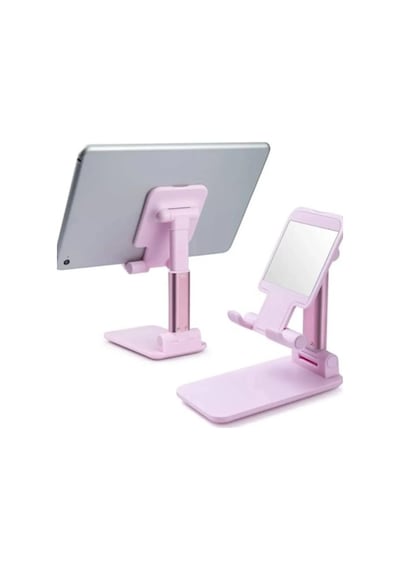 Sarossa Masa Üstü Telefon Ve Tablet Tutucu Pembe