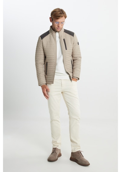 AC&Co / Altınyıldız Classics Erkek Bej Standart Fit Normal Kesim Kapitone Desenli Dik Yaka Fermuarlı Yan Cep Şişme Mont Bej AC&Co / Altınyıldız Classics Erkek Bej Standart Fit Normal Kesim Kapitone Desenli Dik Yaka Fermuarlı Yan Cep Şişme Mont Bej