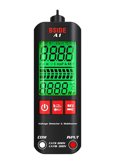 Bside A1 Mini Multimetre Lcd Dijital Test Cihazı Voltaj Dedektörü